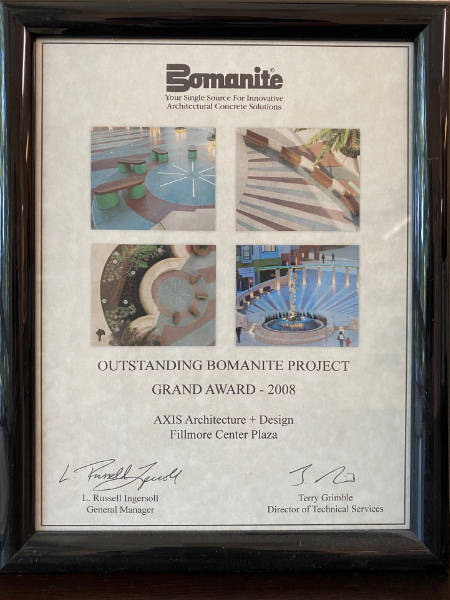 Bomanite Award Outstanding Bomanite Project Grand Award 2008